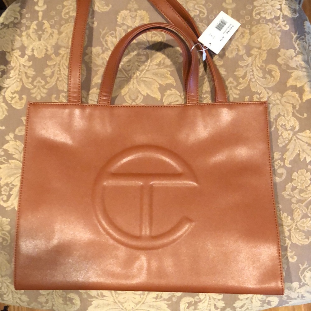 TELFAR Medium Shopping Bag in Tan - NWT